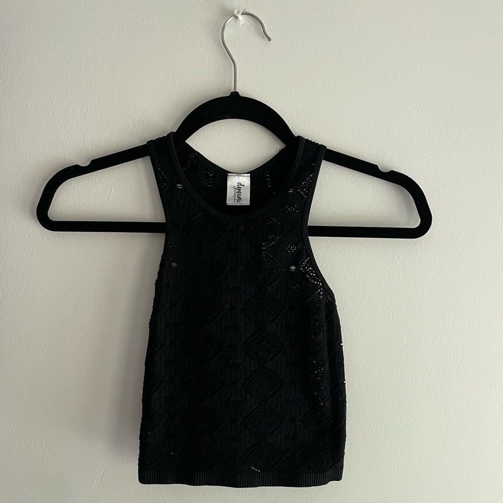 Black High Neck Dynamic Tank